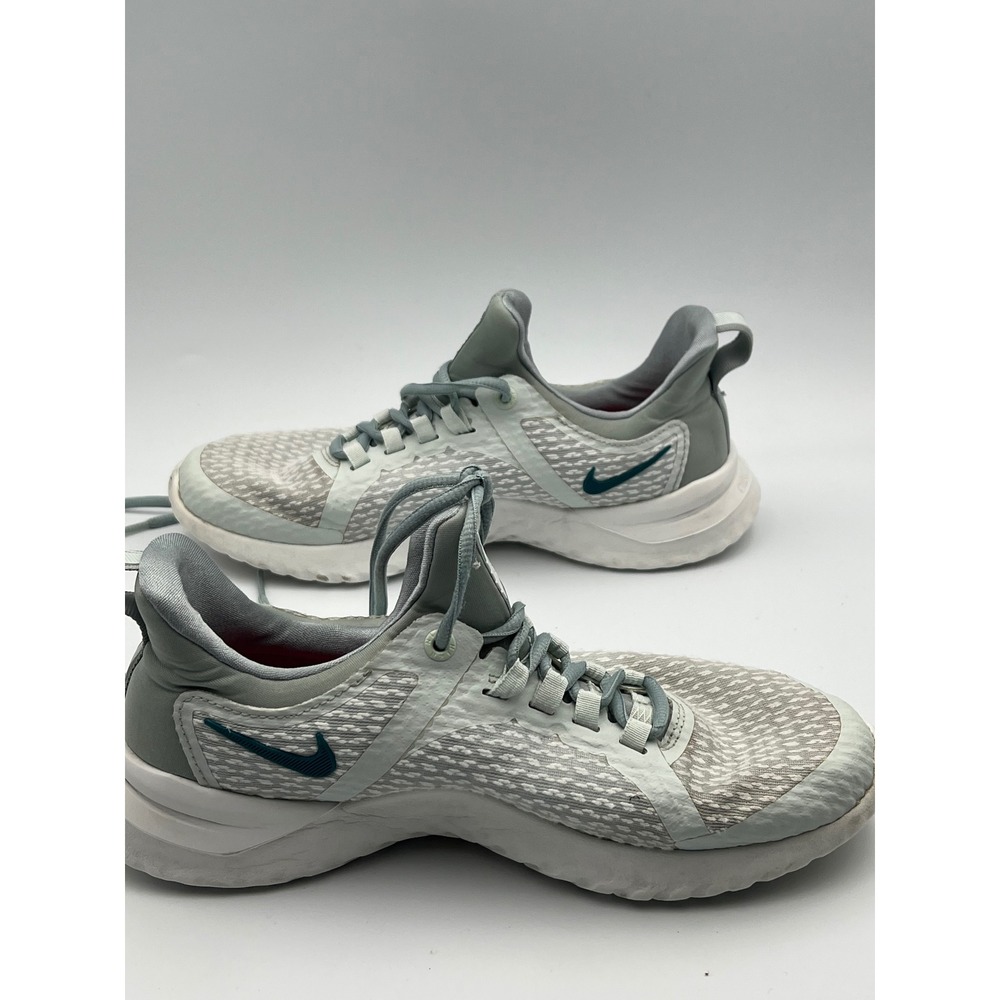 Nike Legend React Rival Grey White Teal Running Shoes AA7411-004 Womens 8.5 - Picture 4 of 7